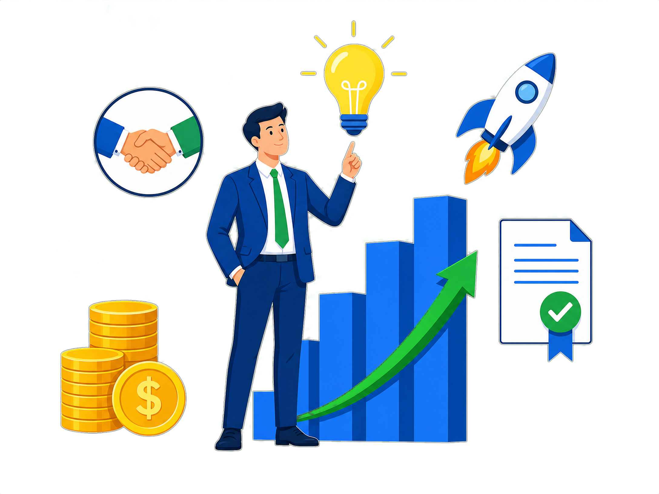 Business loan illustration