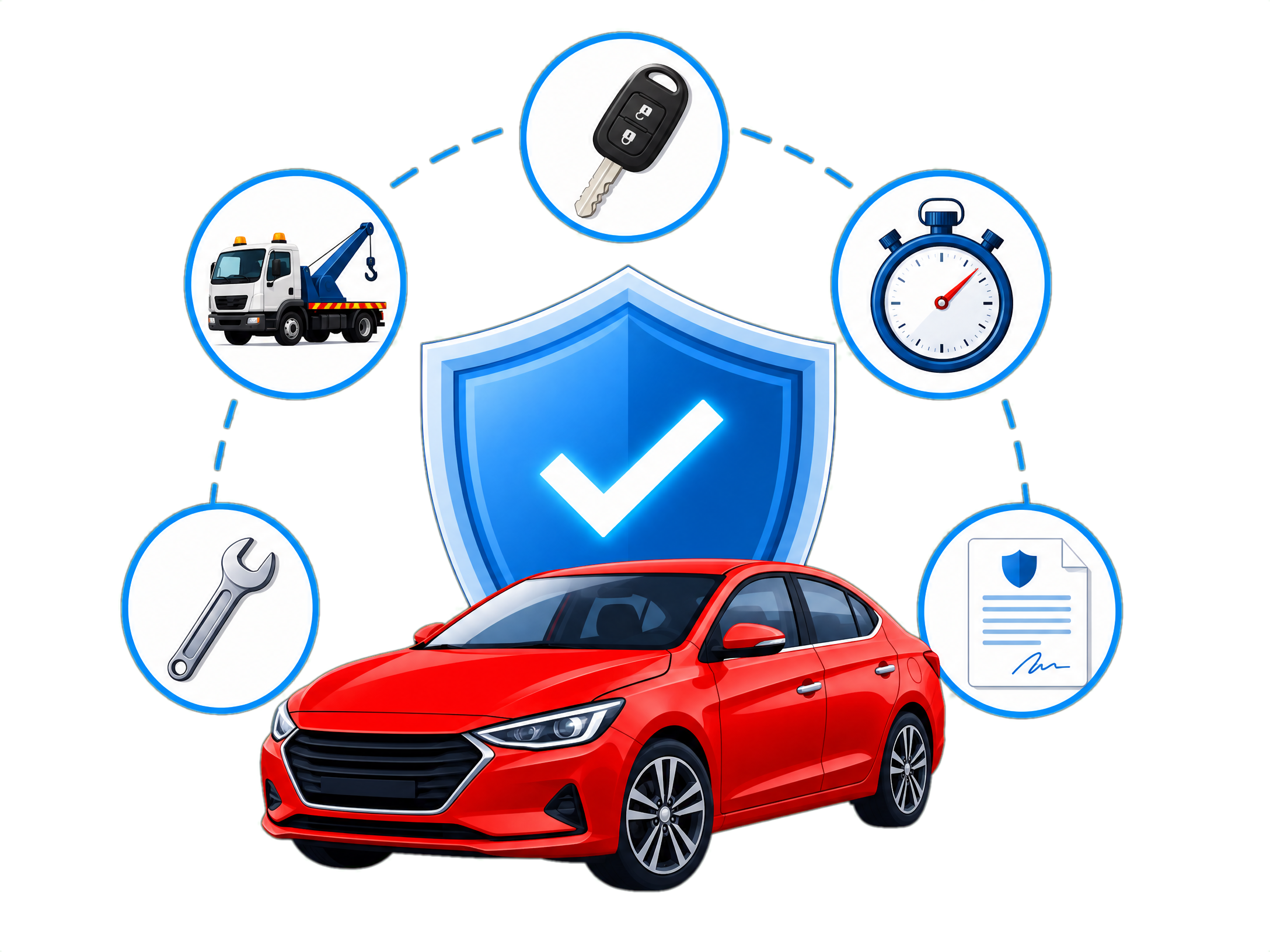 Car insurance illustration