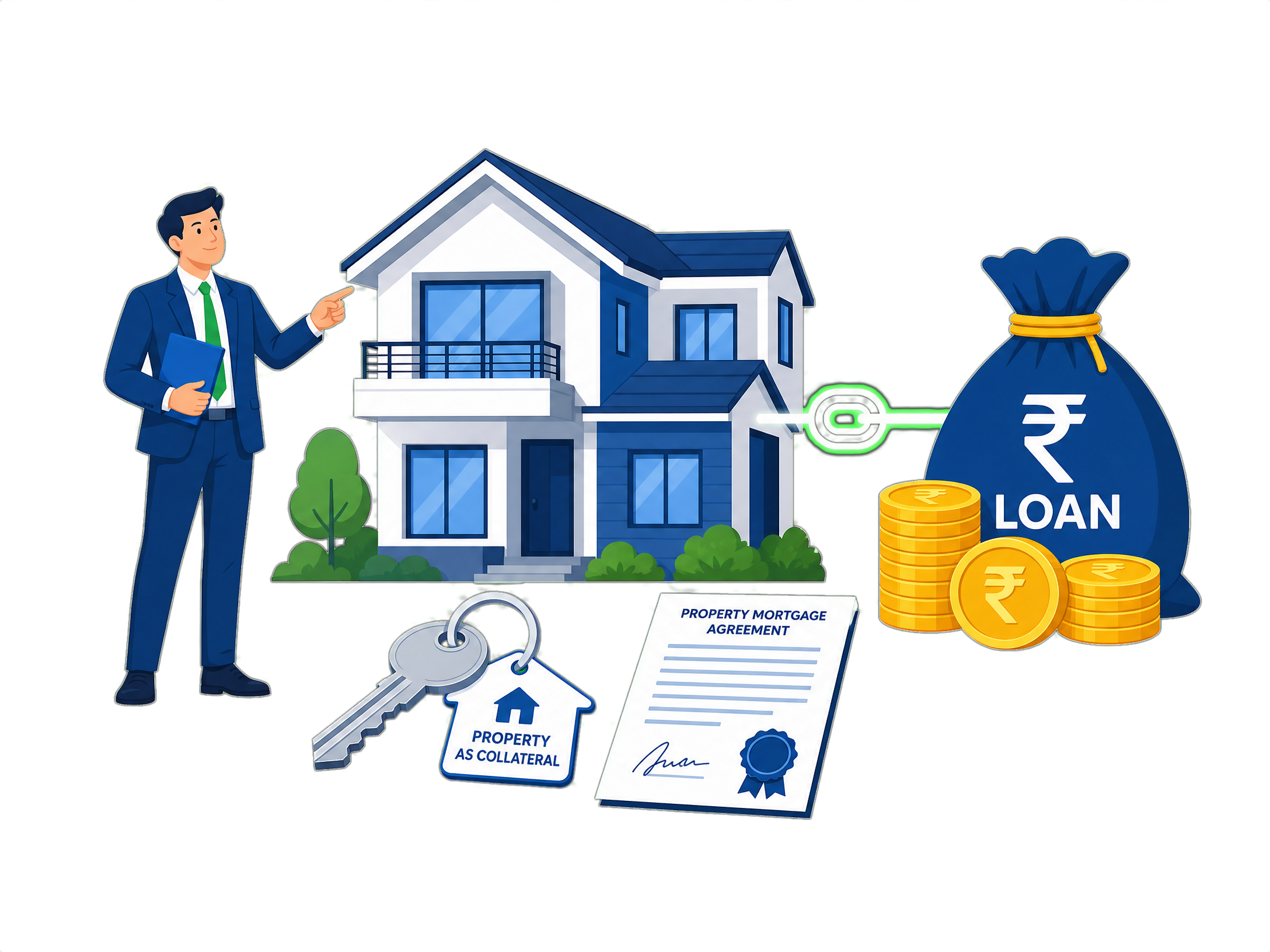 Loan against property illustration