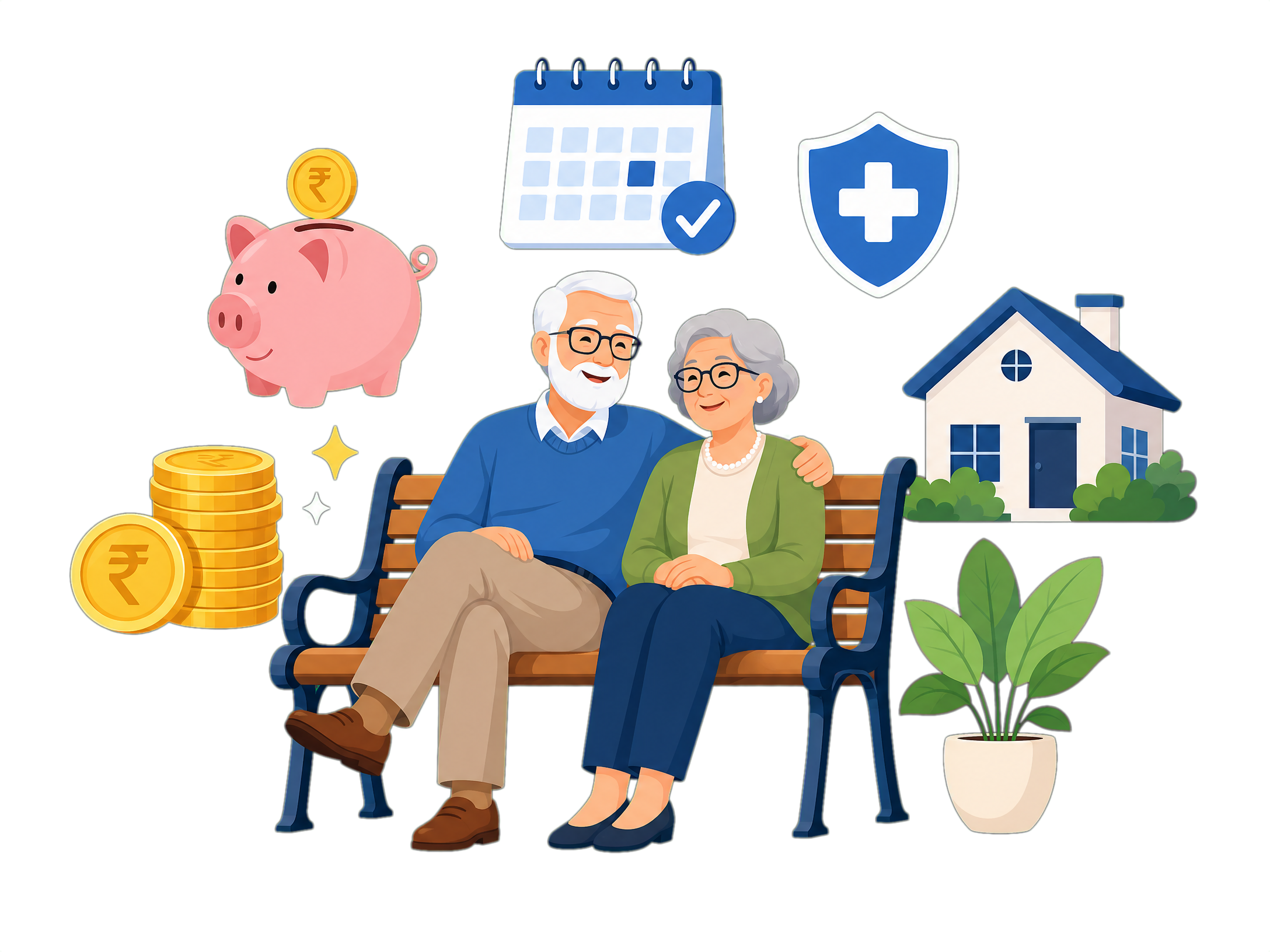 Pension plan illustration
